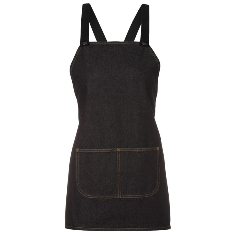 JB's CROSS BACK 65x71 BIB DENIM APRON (WITHOUT STRAP) Thumbnail
