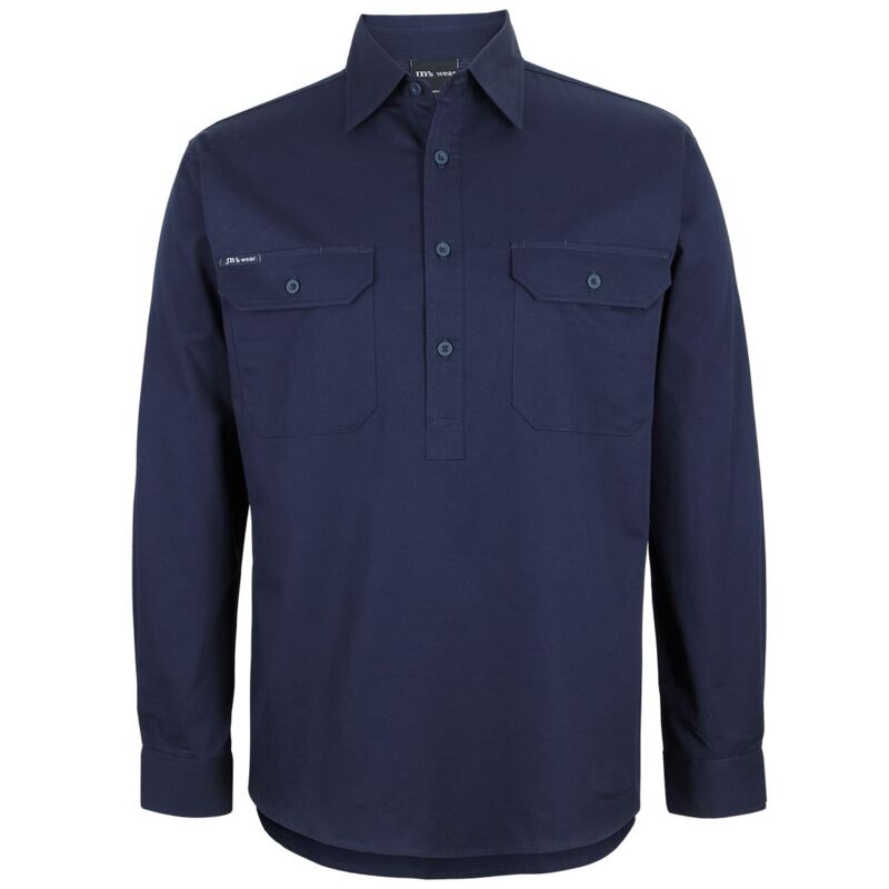 JB's CLOSE FRONT L/S 150G WORK SHIRT Thumbnail