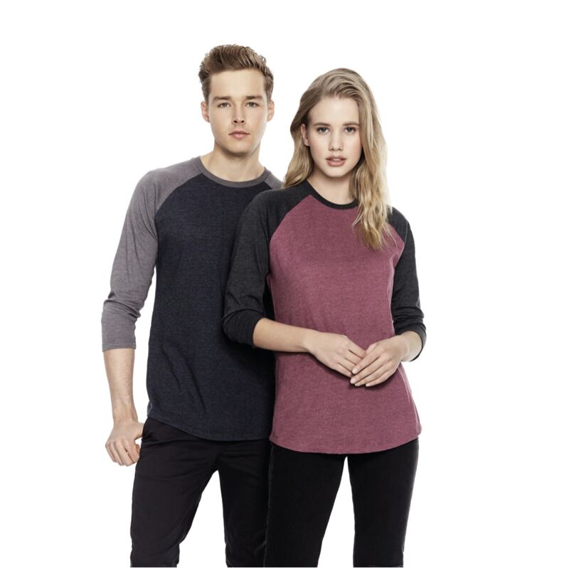 Men's / Unisex Recycled Baseball T-Shirt Thumbnail