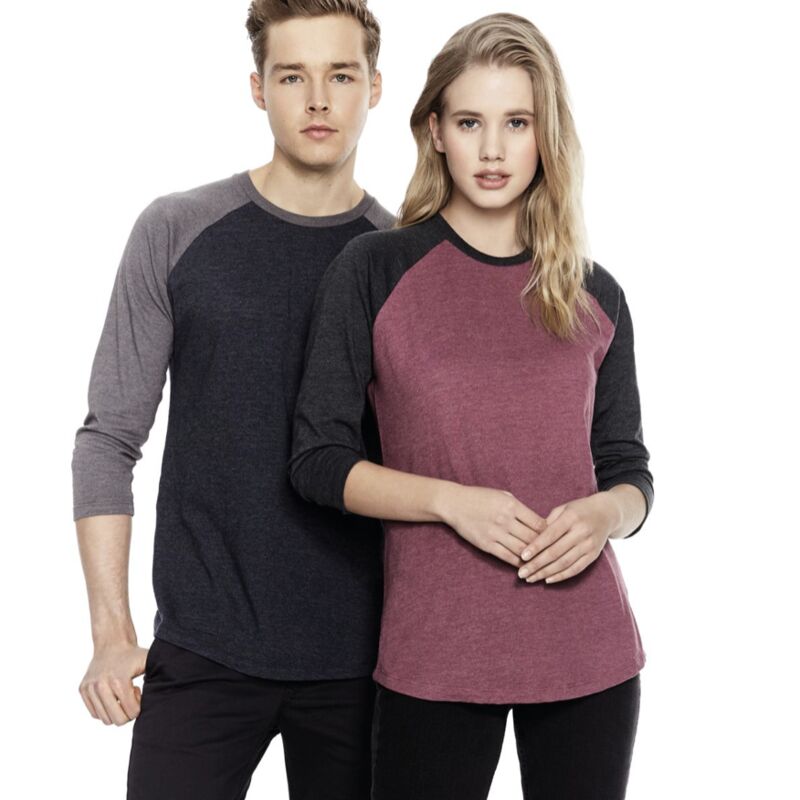 Men's / Unisex Recycled Baseball T-Shirt Thumbnail